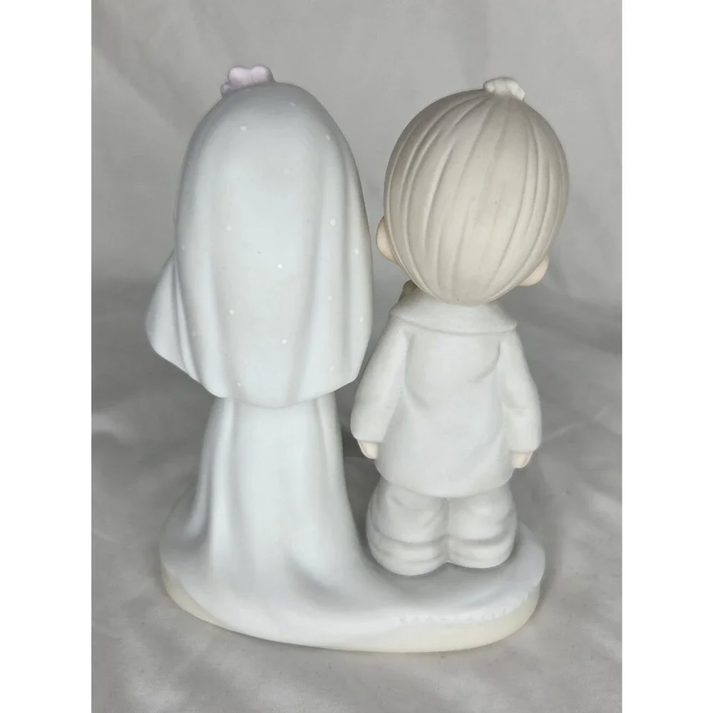 Vtg Precious Moments Figurine The Lord Bless You And Keep You Bride & Groom 1979